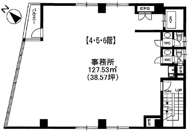 COSMO85F 間取り図