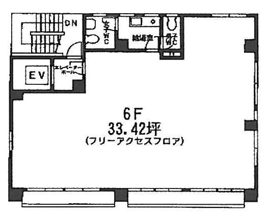 南池袋ビル6F 間取り図