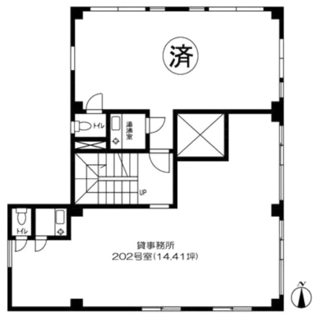 山崎ビル202 間取り図