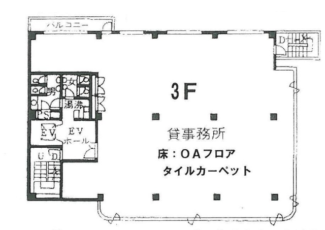 三田宮本ビル3F 間取り図