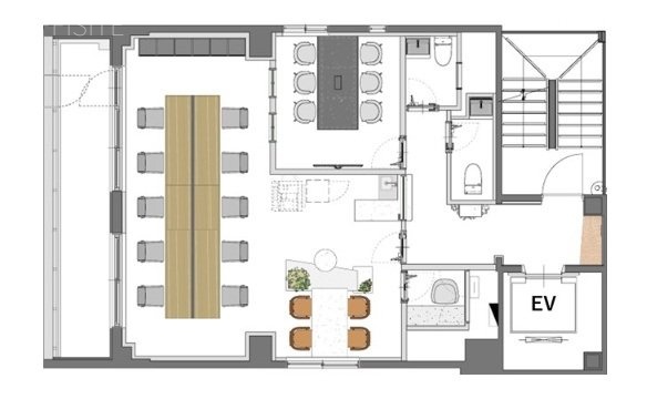 峯岸ビル9F 間取り図