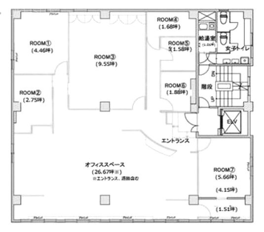 理工図書ビル4F 間取り図