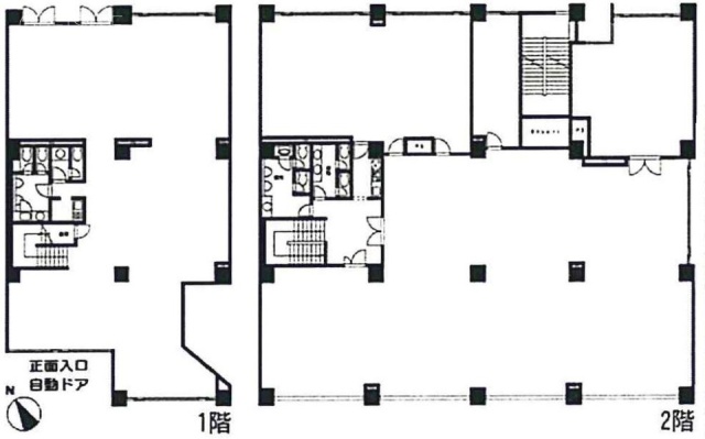 M・P・S関内ビル1F～2F 間取り図