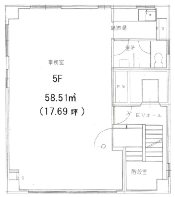 新橋ホリイビル5F 間取り図