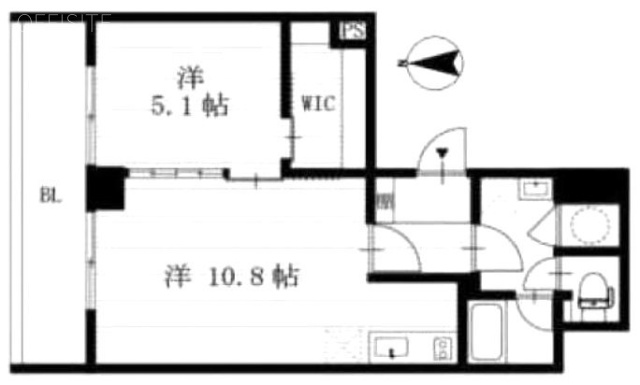 マンション荻窪404 間取り図