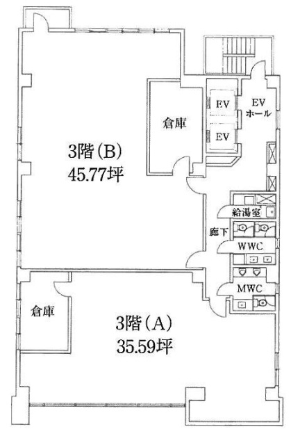 上野一丁目ビル301 間取り図