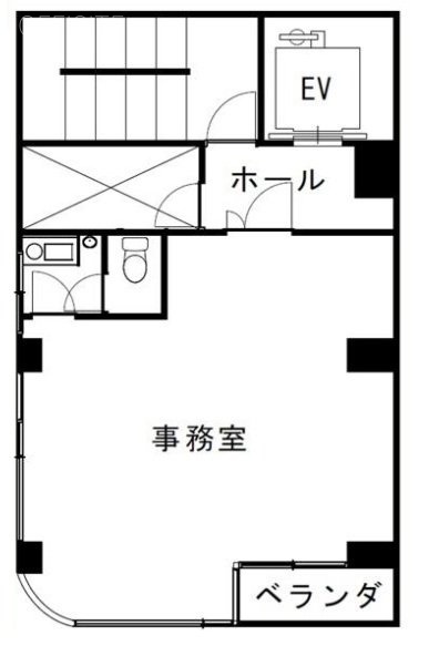 カサイビル3F 間取り図
