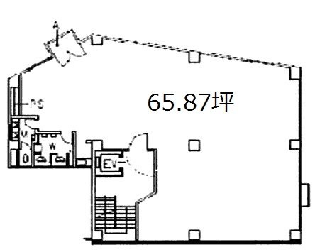 共同新須田町ビル201 間取り図