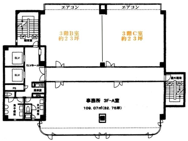 橋完LKビルC 間取り図