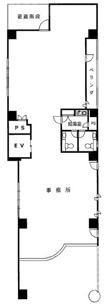 鎌倉橋ビルディング2F 間取り図