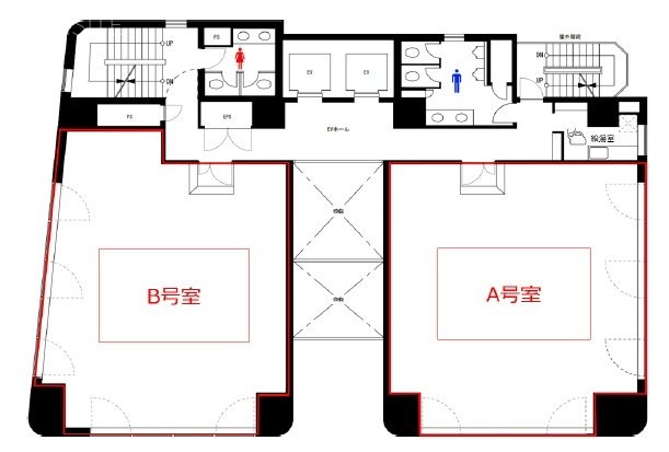 NMF銀座四丁目ビルA 間取り図