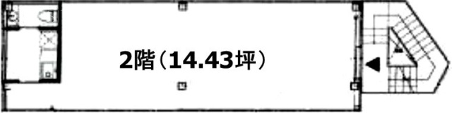 443ビル2F 間取り図