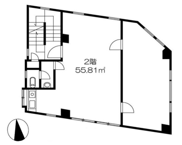 ライフビル2F 間取り図