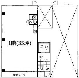 土田マンション1F 間取り図