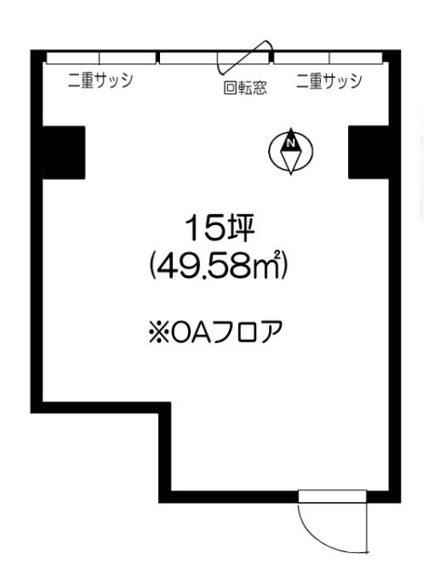 第1貝塚ビル202 間取り図