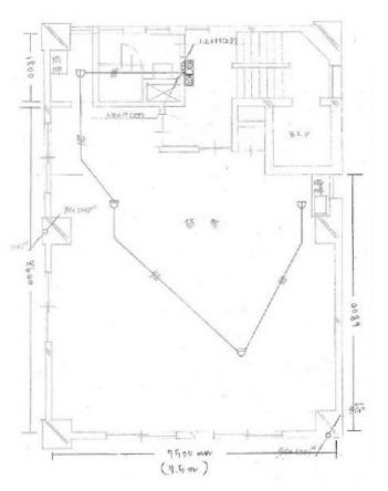 中江ビル4F 間取り図