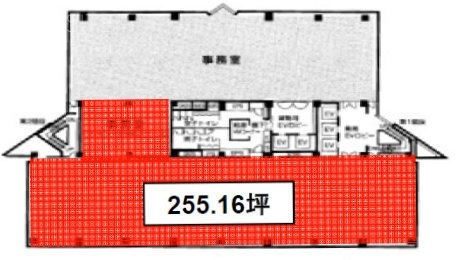 サンイースト辰巳8F 間取り図