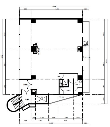 KKビル4F 間取り図