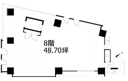 VORT六本木briller8F 間取り図