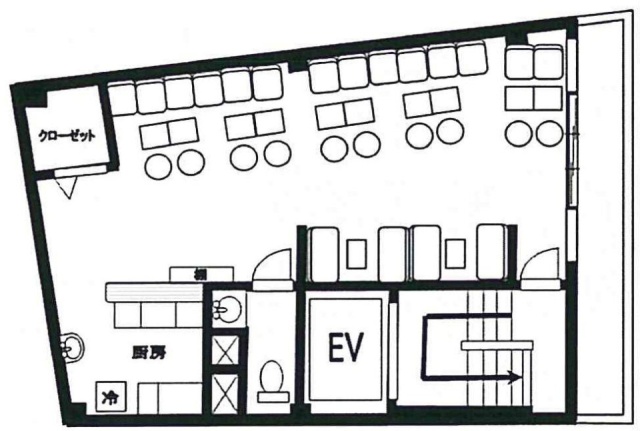 エヌズ3ビル5F 間取り図