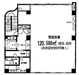 なとりビル5F 間取り図