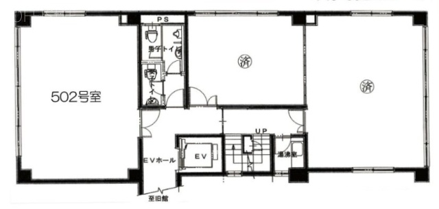 大手町宝栄ビル502 間取り図