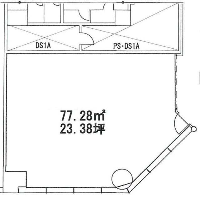 新宿アイランドアトリウム02303 間取り図