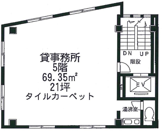 伊良古ビル5F 間取り図