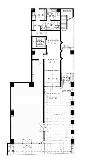 九段北325ビル1F 間取り図