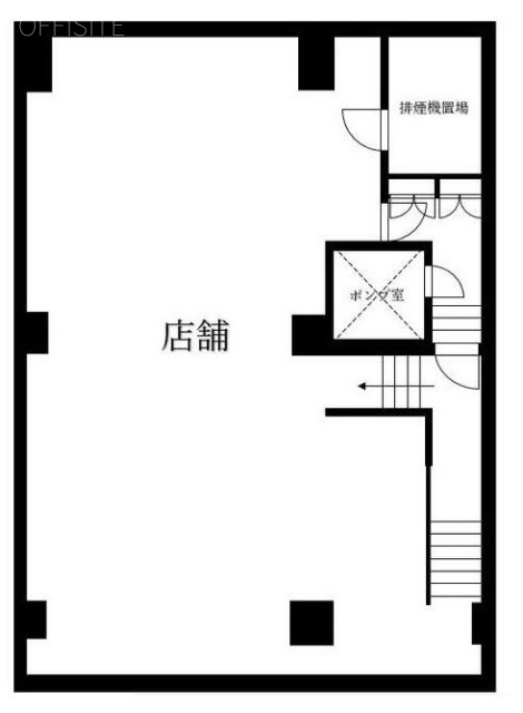 日本橋グリーンビルB1F 間取り図