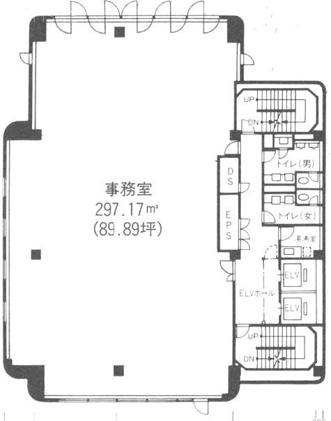 サンタワーズB棟5F 間取り図