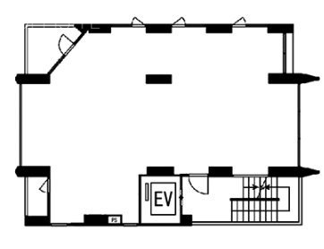 香雅堂品川ビル4F 間取り図