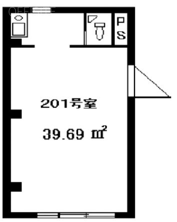 鈴木苑ビル201 間取り図