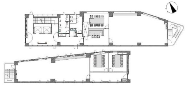 THE TERRACE TSUKIJI6F 間取り図