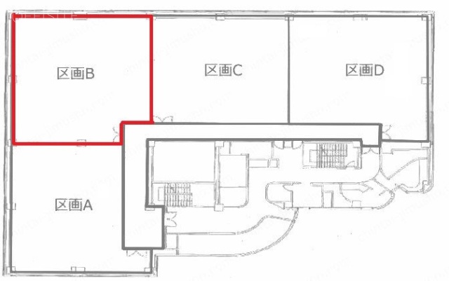 立川ビジネスセンタービルB 間取り図