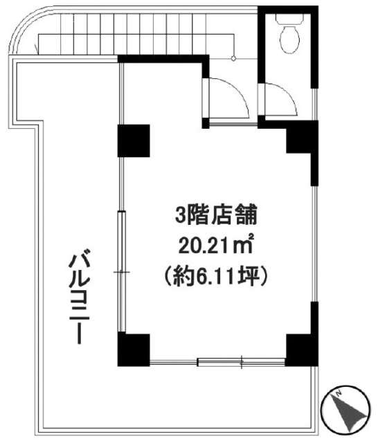 アヴニール表参道ビル3F 間取り図