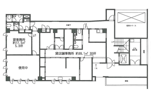 玉盛ビル102 間取り図