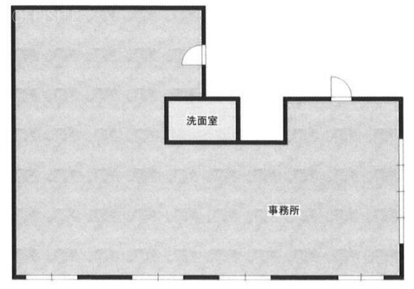 曙マンション1F 間取り図