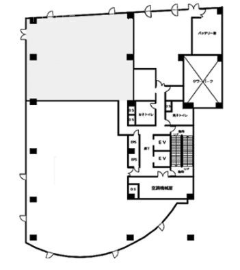 東部横浜ビル2F 間取り図