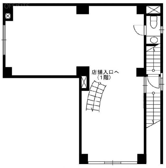 クレール飯田橋ビル2F 間取り図