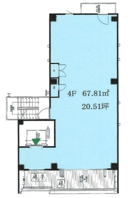 JU LIEN SUMIYOSHI4F 間取り図