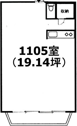 山手マンション1105 間取り図