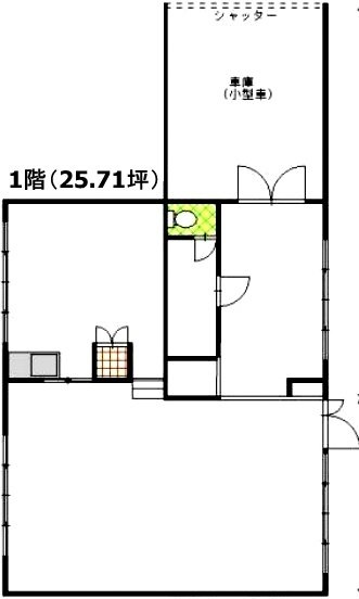 コーポリデレ1F 間取り図