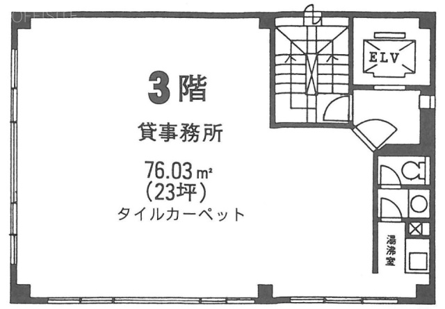 アチェロビル3F 間取り図