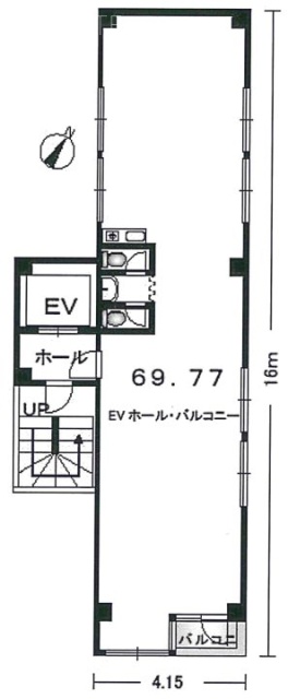 三愛水天宮ビル4F 間取り図