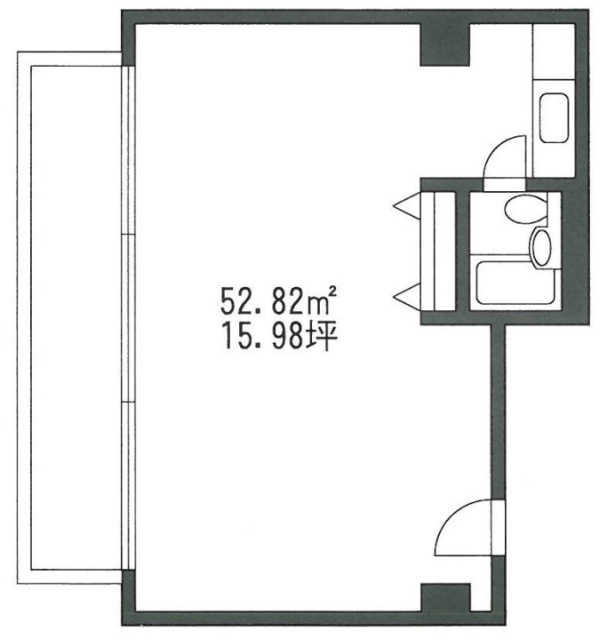 福吉町アネックスビル302 間取り図