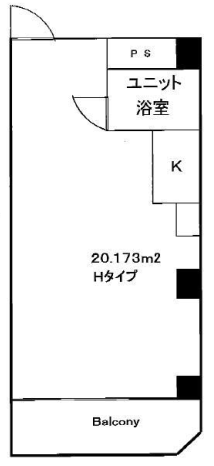 オーク・ヴィレッジ502 間取り図