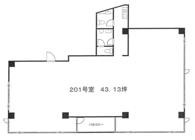 恵比寿イーストビル201 間取り図