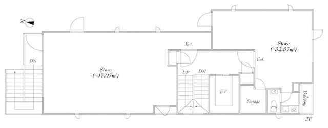 原宿UENOビル202 間取り図
