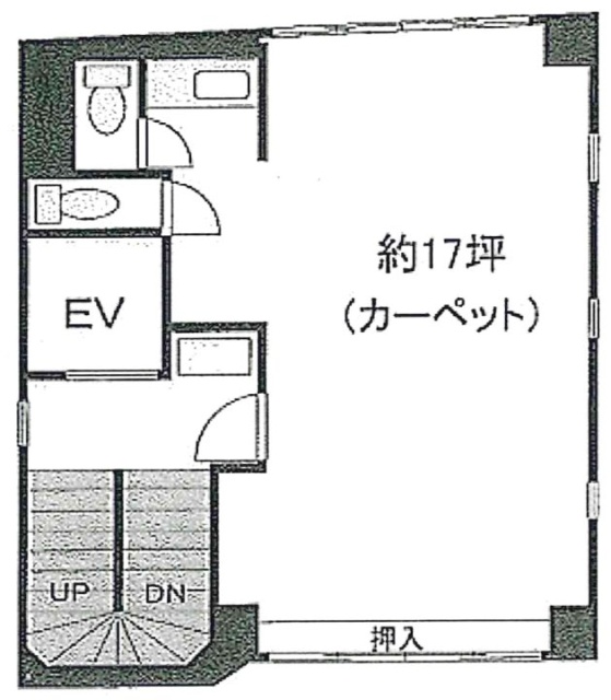 大橋芳町ビル3F 間取り図